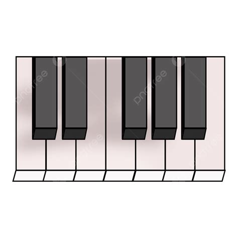 Piano Keys Cartoon royalty.